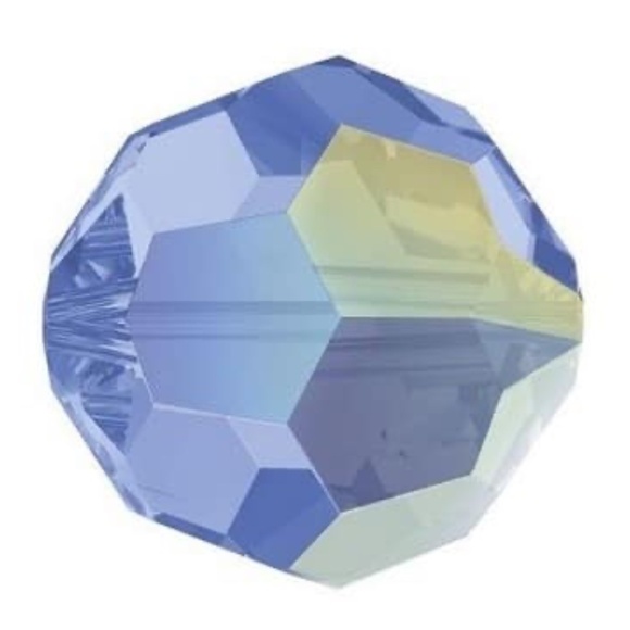 As Low As $2 4mm Light Sapphire AB Swarovski Crystal Round 5000 Beads 8pcs - Picture 1 of 2